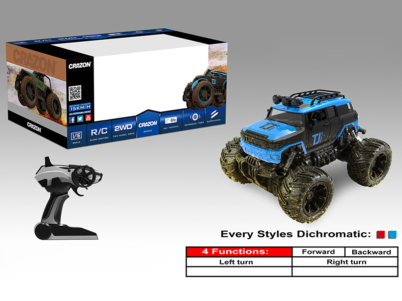 1:16 2.4G 4-Channel Remote Control Cross Country Car
