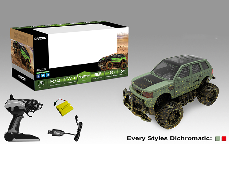 1:18 2.4G 4-Channel Remote Control Cross Country Car