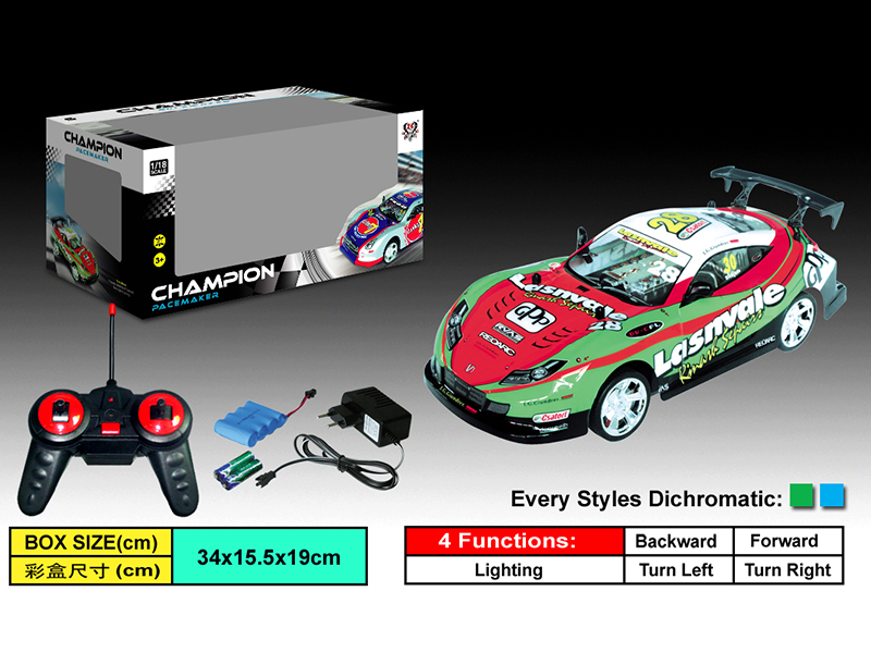1:18 4-Channel PVC Shell Remote Control Car