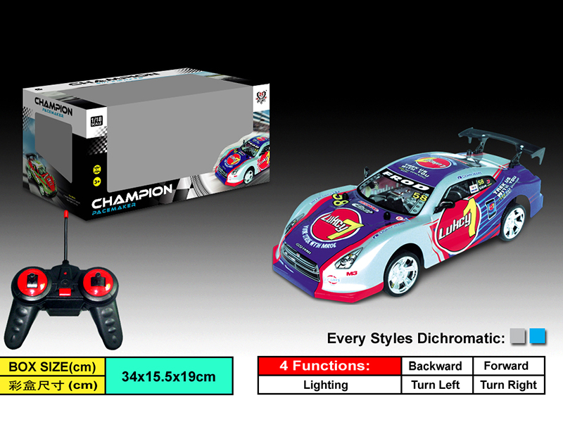 1:18 4-Channel PVC Shell Remote Control Car