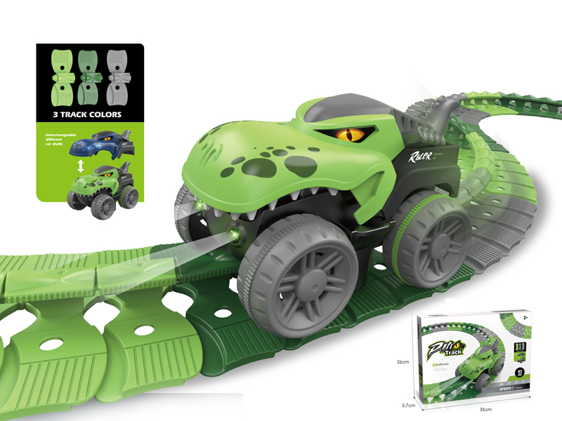 Track Dinosaur Car