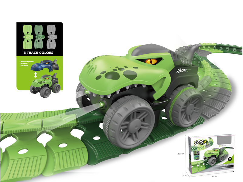 Track Dinosaur Car