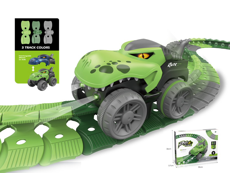Track Dinosaur Car