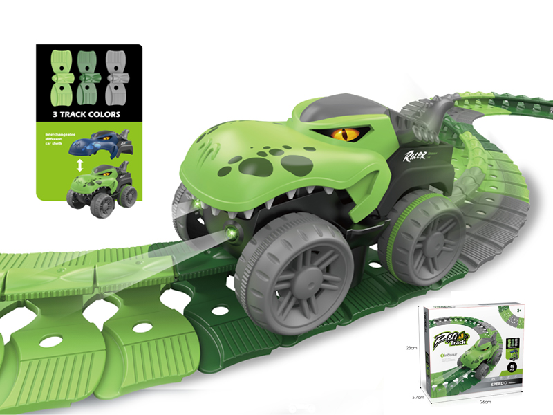 Track Dinosaur Car