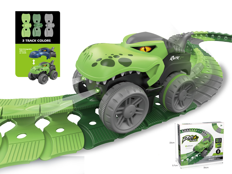 Track Dinosaur Car