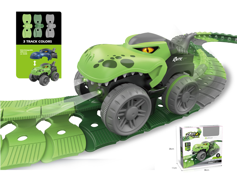 Track Dinosaur Car