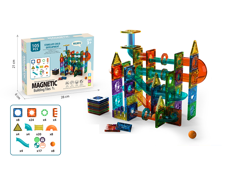 105Pcs Magnetic Disc Ball Pipe
