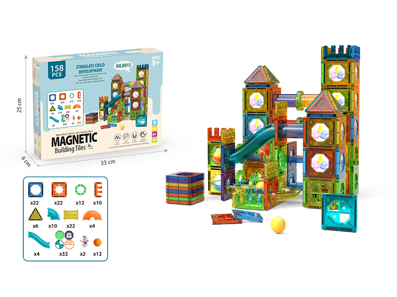 158Pcs Magnetic Disc Ball Pipe