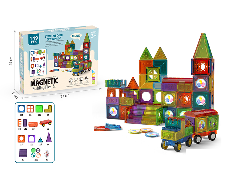 149Pcs Magnetic Chip Building Block Toys