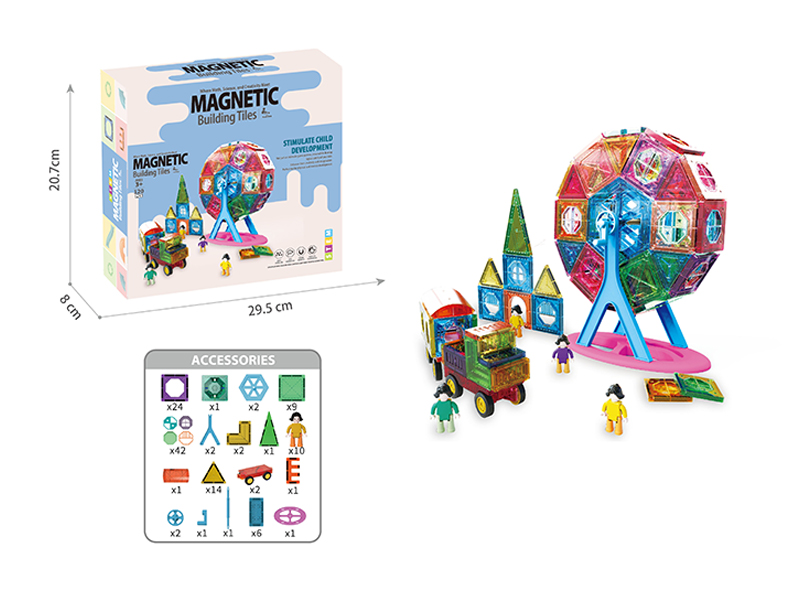 120Pcs Ferris Wheel Magnetic Sheet