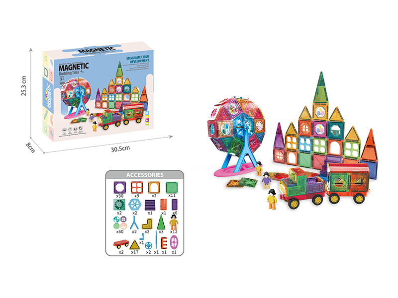 180Pcs Ferris Wheel Magnetic Sheet