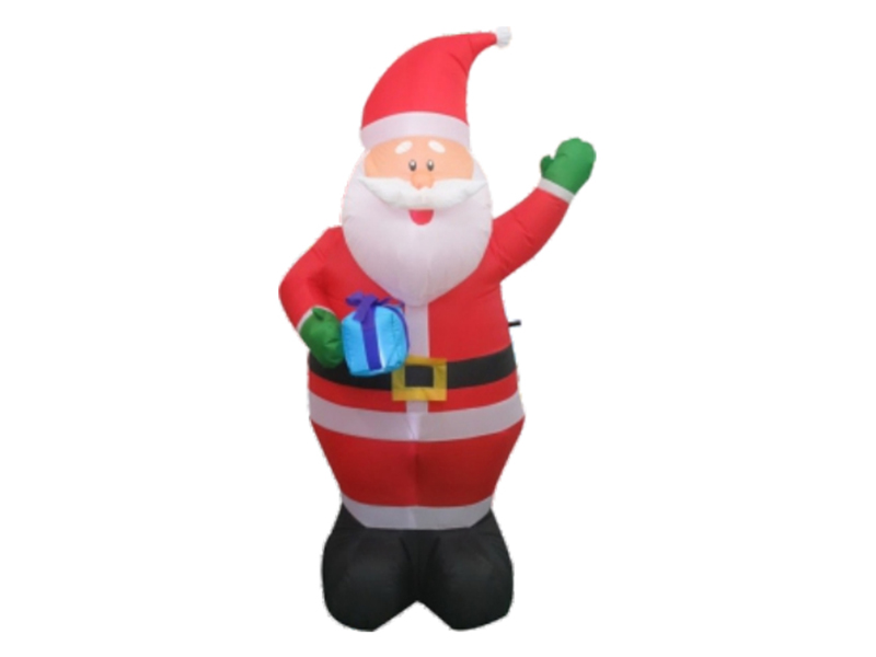 120cm Inflatable Santa, With 3 LED Lights, Fan And Adaptor