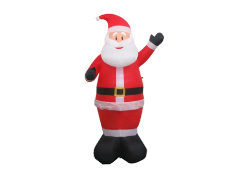 180CM  Inflatable Santa,With 3 LED Lights, Fan And Adaptor