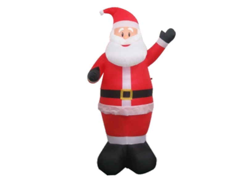 240CM Inflatable Santa,With 4 LED Lights, Fan And Adaptor