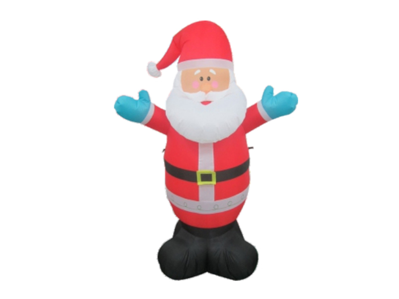 120CM Inflatable Santa Claus, With 2 LED Lights, Fan And Adaptor