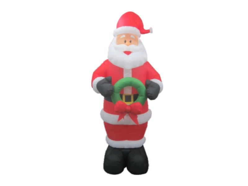 240cm Inflatable Santa, With 4 LED Light, Fan And Adaptor