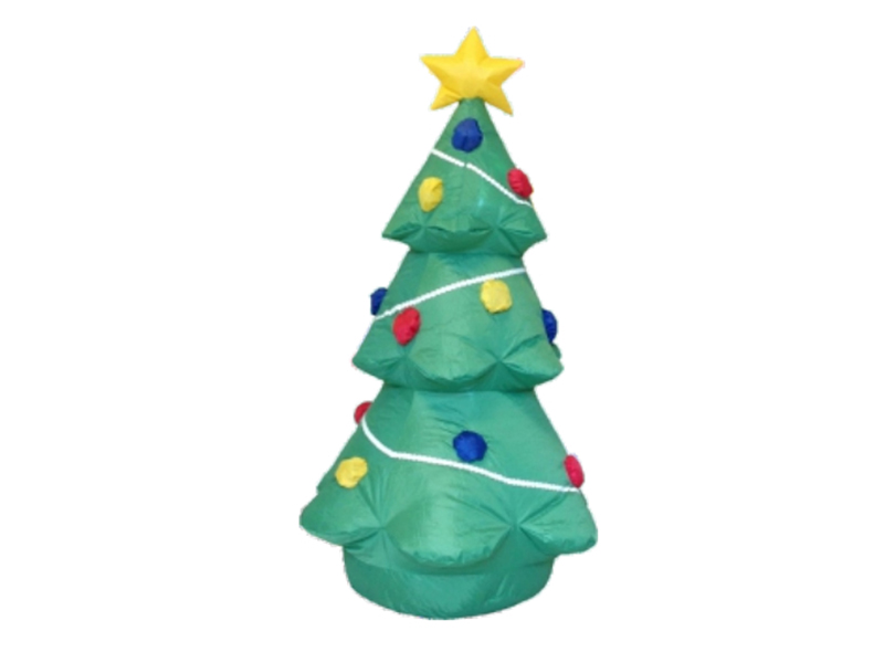 120CM  Inflatable Christmas Tree, With 3 LED Lights, Fan And Adaptor