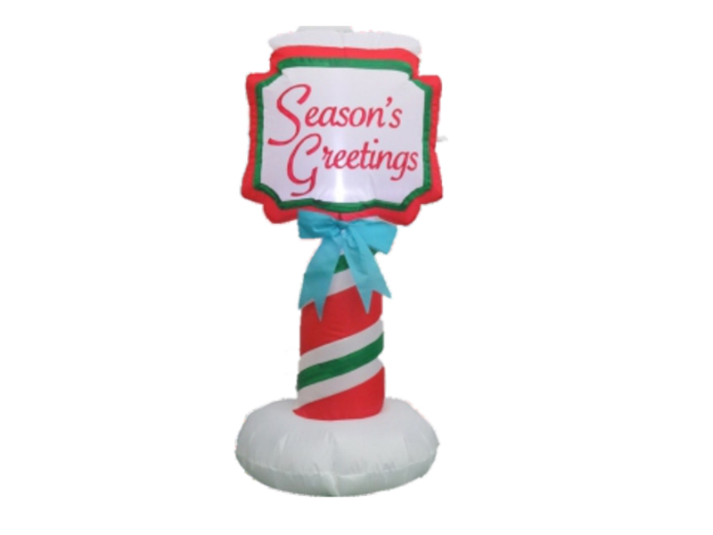 120cm  Inflatable Christmas Board, With 3 LED Lights, Fan And Adaptor