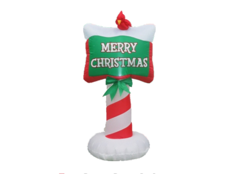 120cm  Inflatable Christmas Board, With 3 LED Lights, Fan And Adaptor