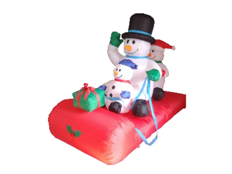 150cm Inflatable Snowman, With 5 LED Lights,Dan And Adaptor