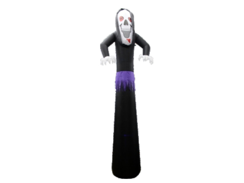 240cm Inflatable Reaper, With  LED Lights, Fan And Adaptor