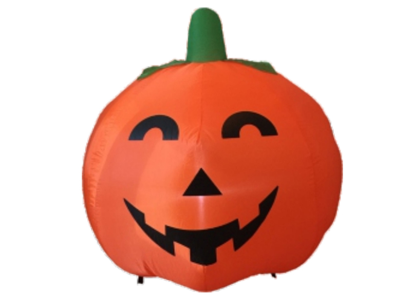 300cm Inflatable Smiling Pumpkin, With 5 LED Lights, Fan And Adaptor