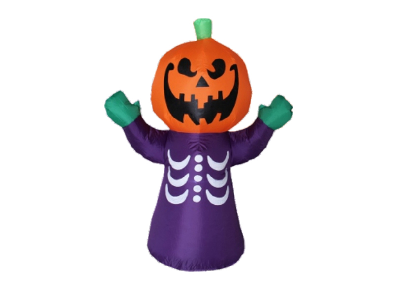 120cm Inflatable Pumpkin Man, With LED Lights,Fan And Adaptor