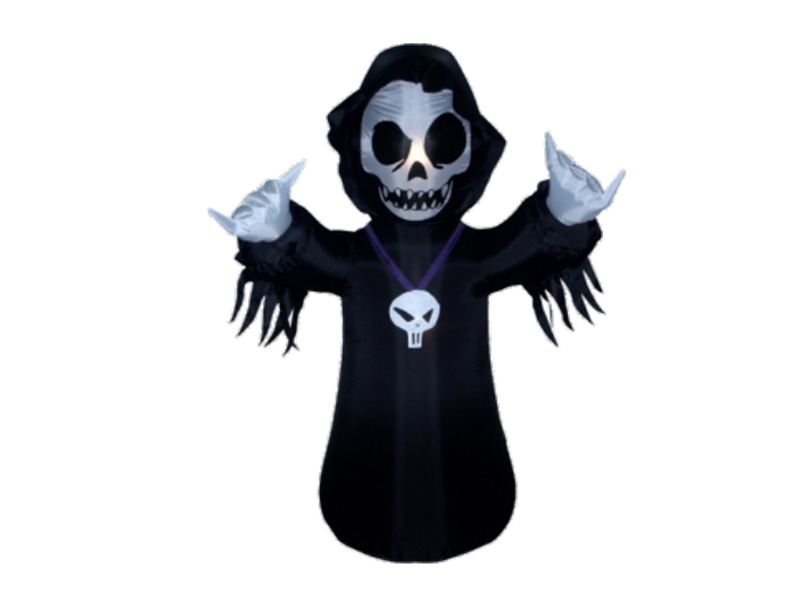 120cm Inflatable Ghost, With LED Lights,Fan And Adaptor