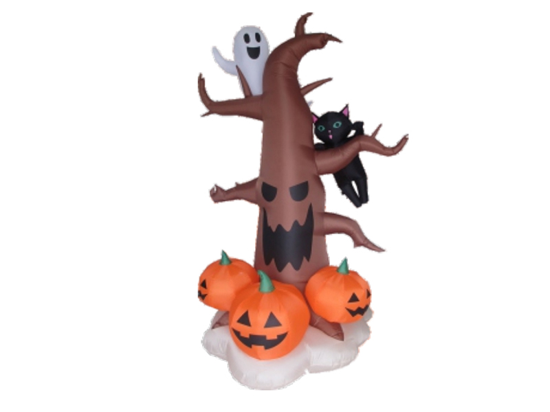 270cm Inflatable The Spooky Tree, With 9 LED Lights, Fan And Adaptor