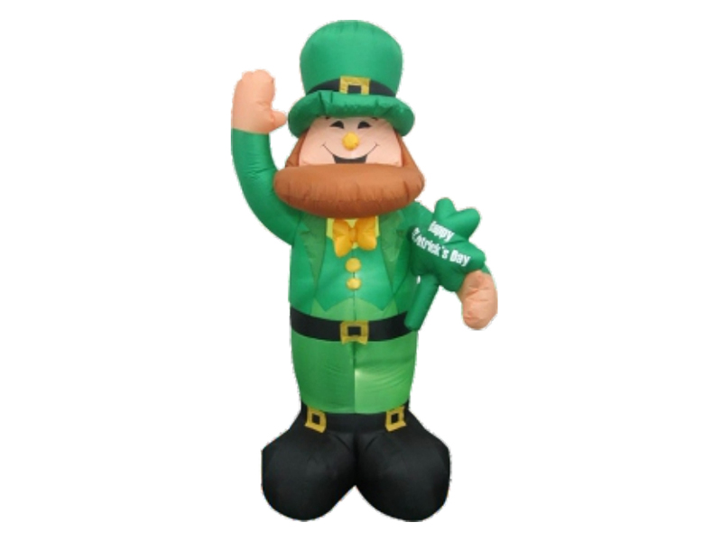 240CM Inflatable Say Hi Patrick, With 4 LED Lights, Fan And Adaptor