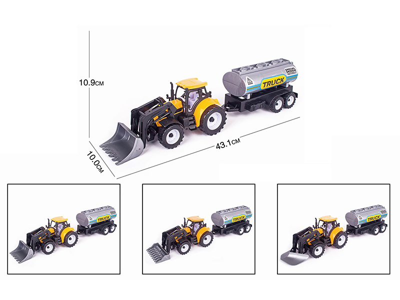 Friction Farm Tractor With Oil Ometer