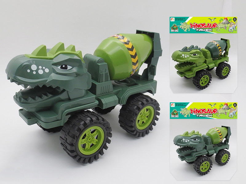 Slide Dinosaur Cement Tank Engineering Truck