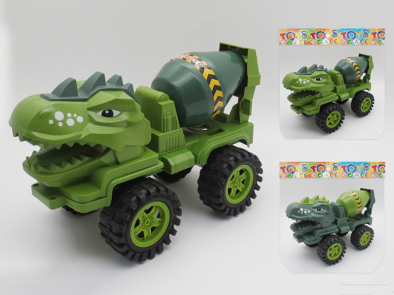 Slide Dinosaur Cement Tank Engineering Truck