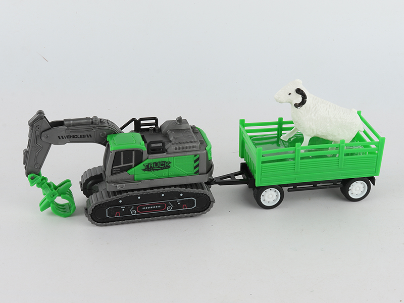 Friction Excavator Trailer With Animal(Cattle /Sheep)