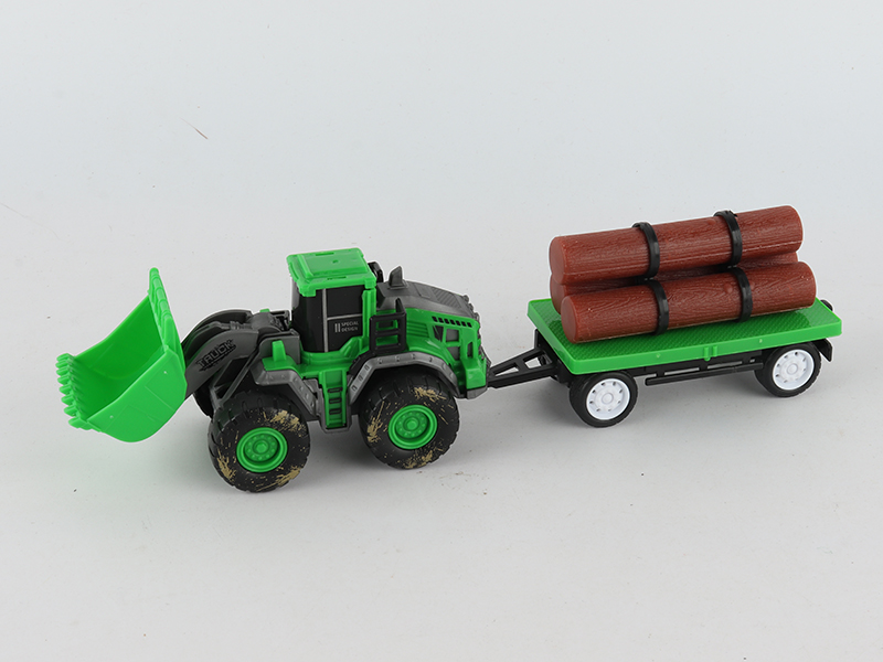 Friction Bulldozer Trailer With Logs