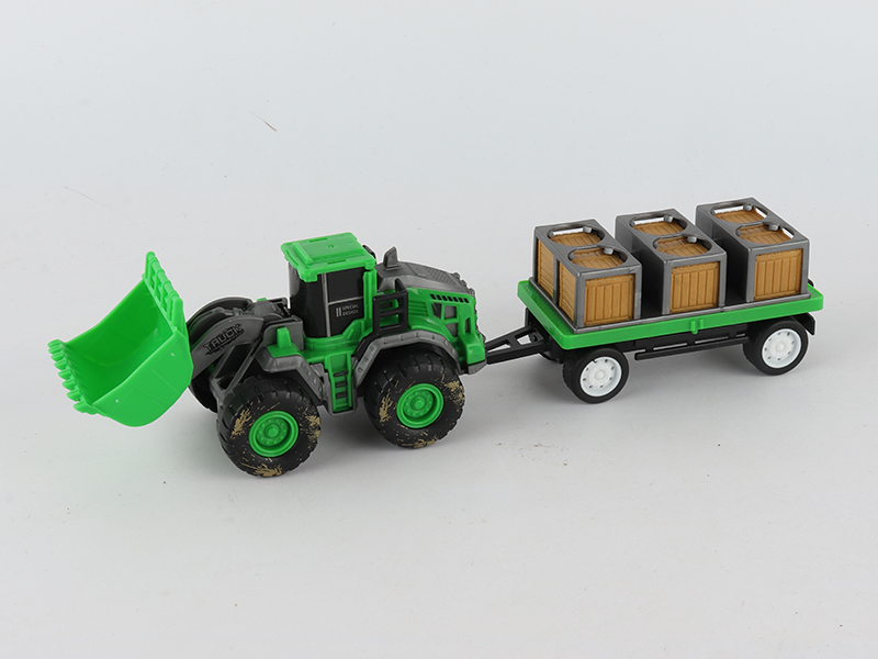 Friction Bulldozer Trailer With Grass Box