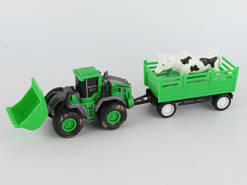 Friction Bulldozer Trailer With Animal(Cattle /Sheep)