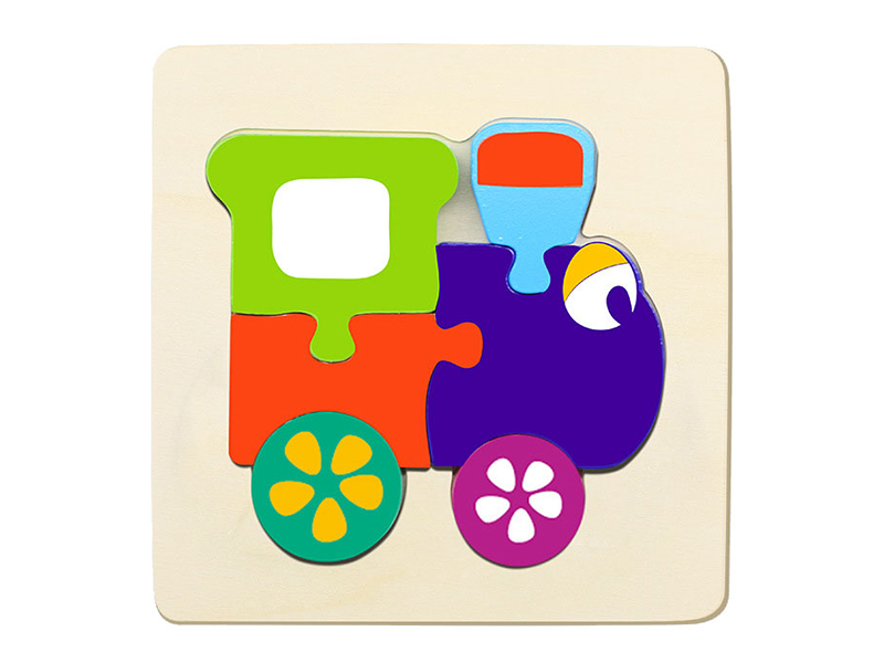 Wooden Puzzle Train