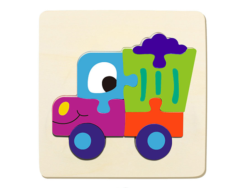Wooden Puzzle Truck