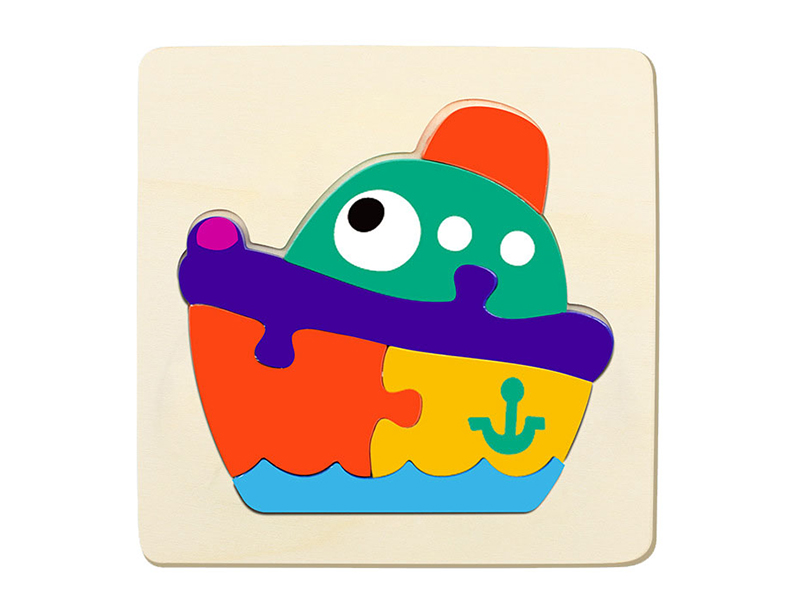 Wooden Puzzle Boat
