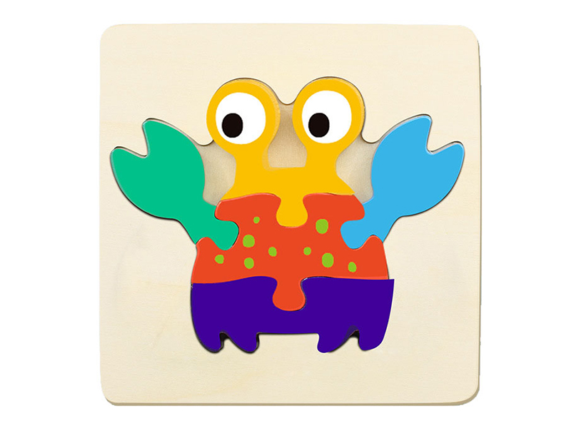 Wooden Puzzle Crab