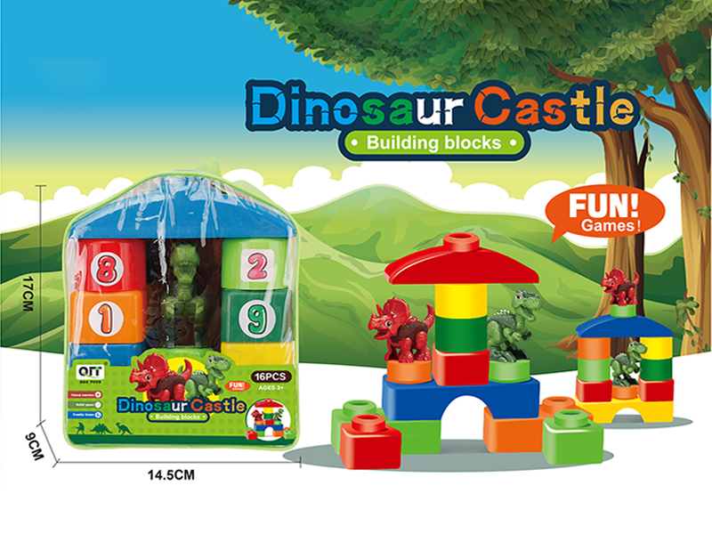 Puzzle Building Blocks Of Dinosaur World
