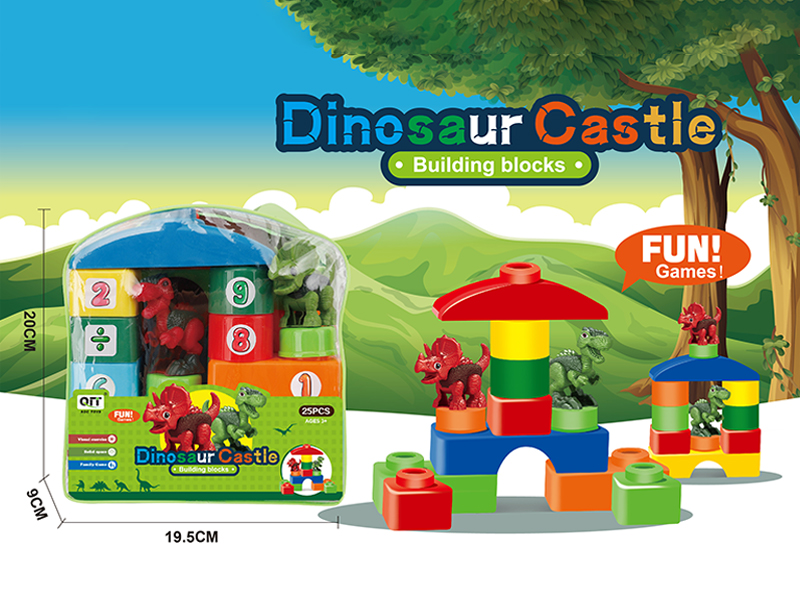 Puzzle Building Blocks Of Dinosaur World
