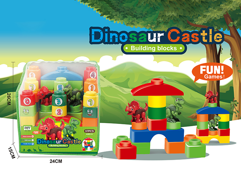 Puzzle Building Blocks Of Dinosaur World