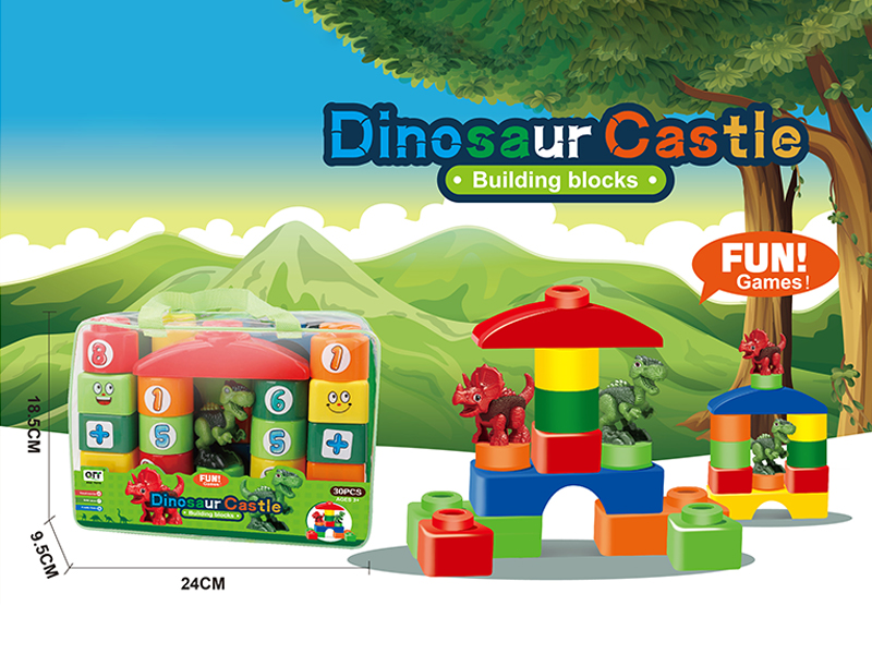 Puzzle Building Blocks Of Dinosaur World