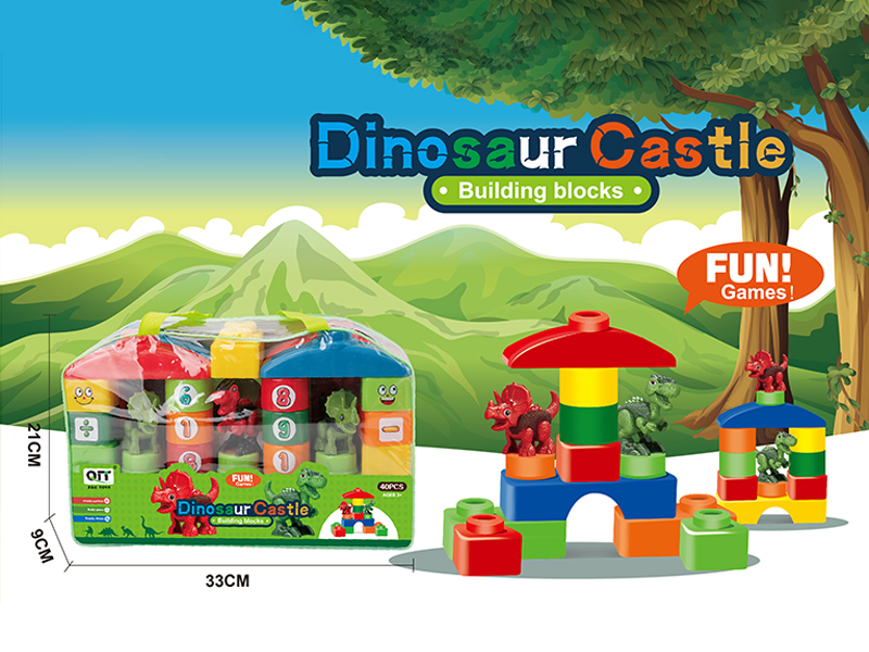 Puzzle Building Blocks Of Dinosaur World