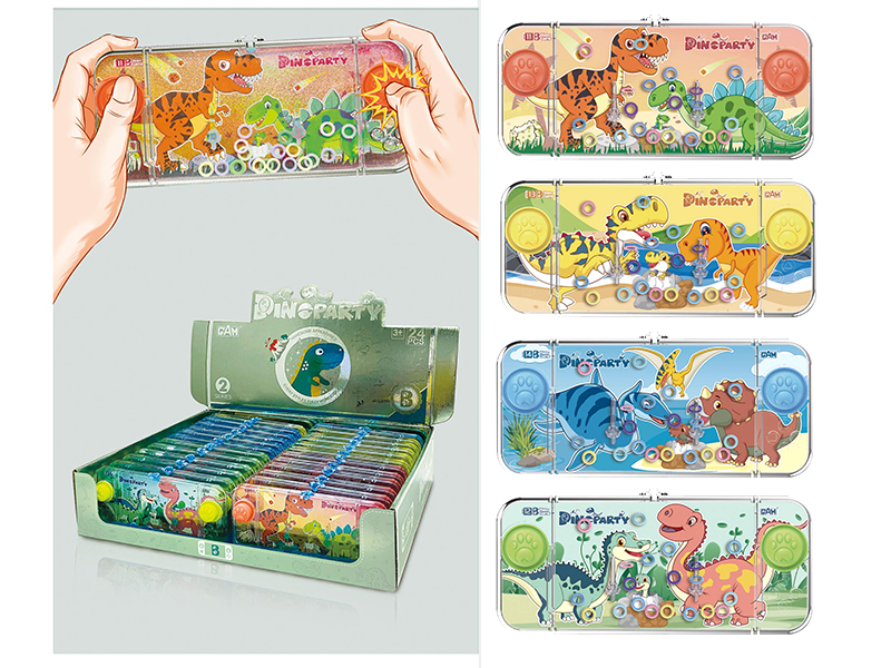 Dinosaur Transparent Water Game 24pcs/Box