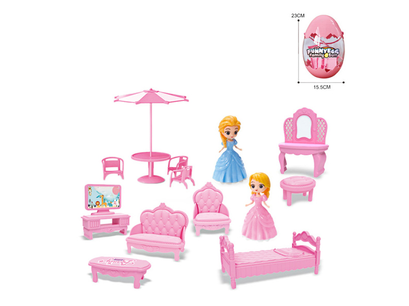 Store Egg Princess With Furniture