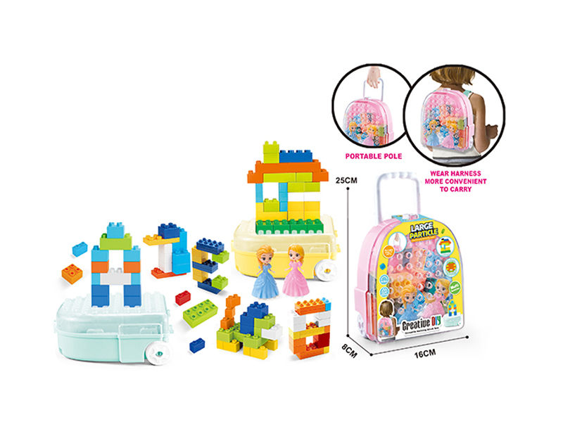 Storage Box Building Block Princess Suit