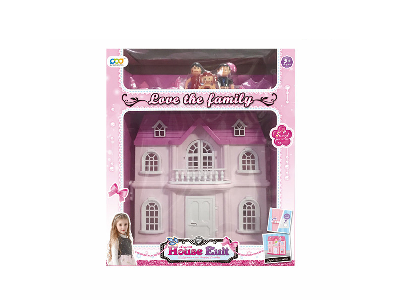 Simulation Light Music Villa With A Family Of Three + Furniture